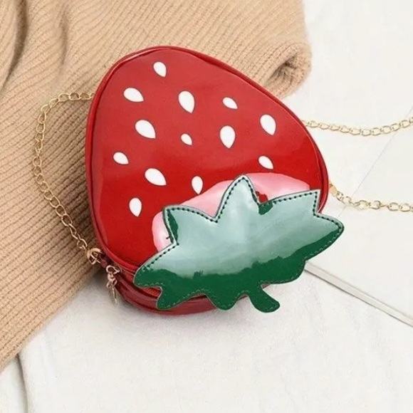 3/$20 Red Strawberry Shoulder Bag Crossbody
Purse NEW - Picture 13 of 14